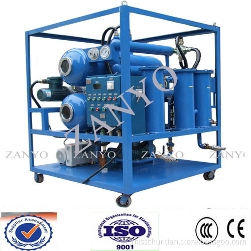 Weather Proof Transformer Oil Dehydration and Purification Plant